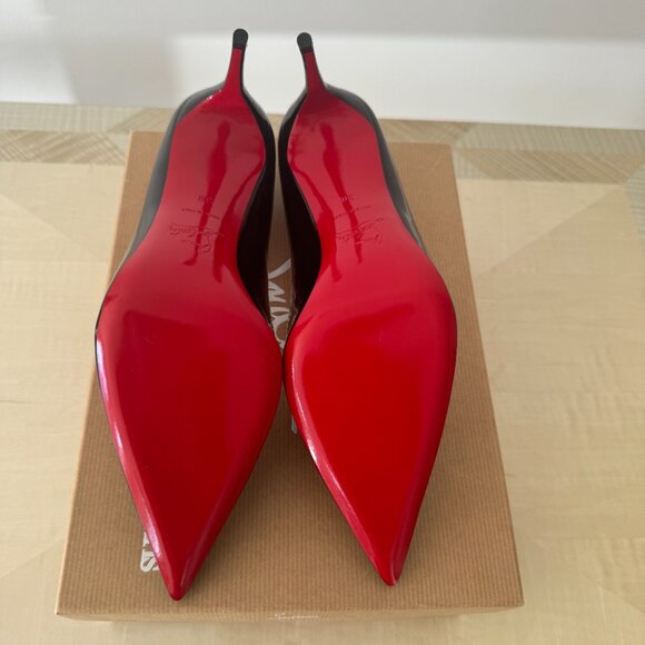 *NEW* Christian Louboutin KATE Pointe Toe Patent Leather Pump 39EU - Picture 7 of 9